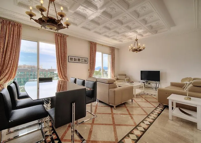 Ref 1757 - Back Croisette - Sea View For Rent Lägenhet
